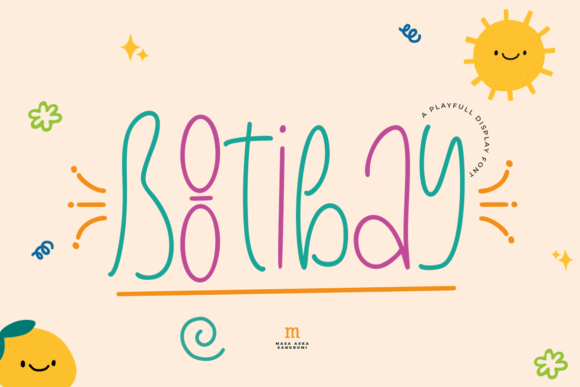 Bootibay Display Font: A Playful Typeface for Branding Projects