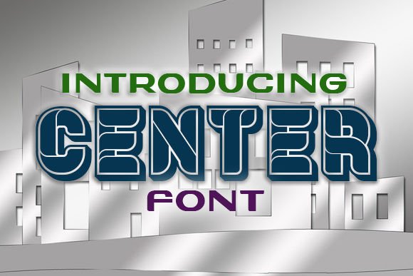 Center: A Font That Elevates Your Brand's Visual Story