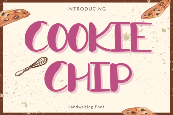 Cookie Chip: A Whimsical Display Font for Brand Personality