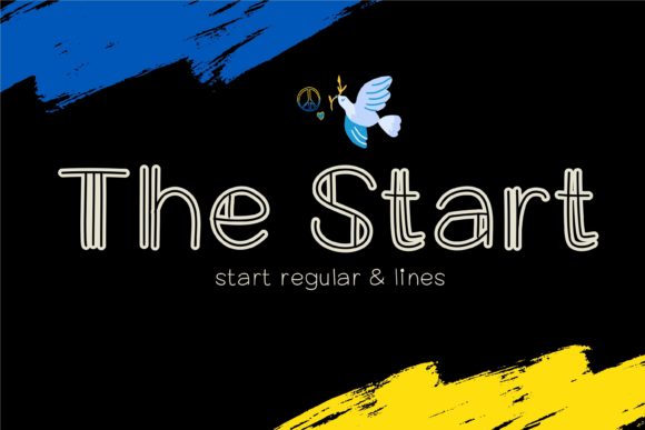 Elevate Your Craft Projects with The Start Display Font