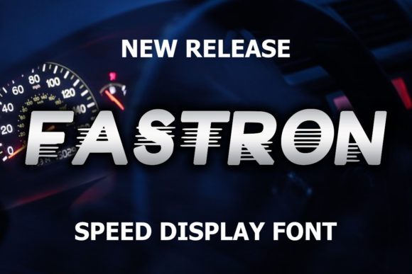 Fastron Font: A Bold Display Typeface for Business Branding