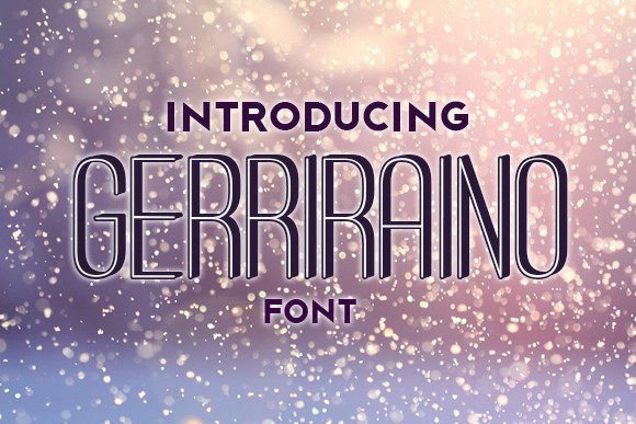 Gerriraino: A 3D Display Font Built for Brand Impact