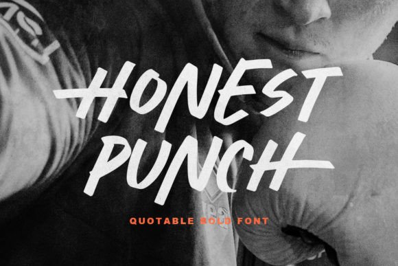 Honest Punch: A Bold Display Font for Web Designers