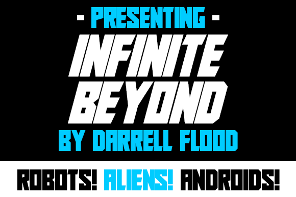 Infinite Beyond: A Modern Angular Font for Digital Design