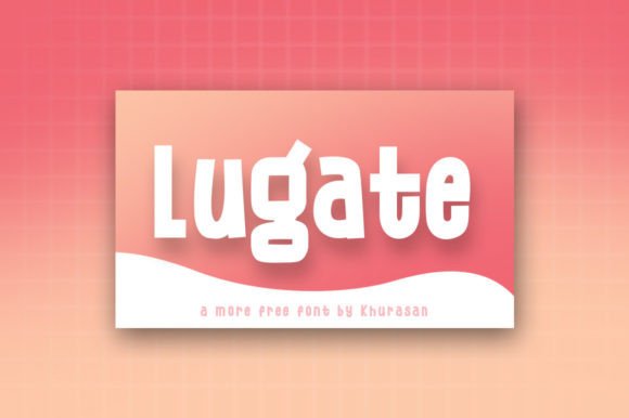 Lugate: The Modern Display Font for Elegant Craft Projects