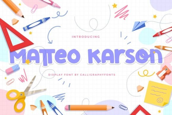 Matteo Karson: A Playful Font for Branding Projects