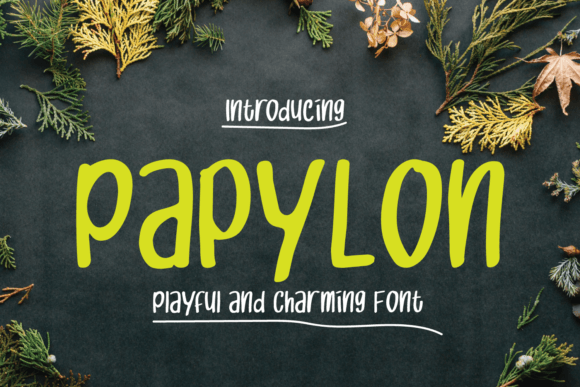 Papylon: Playful Handwritten Display Font for Brand Creatives