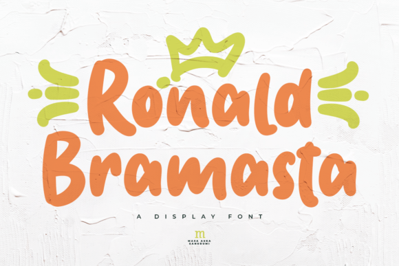 Ronald Bramasta: A Playful Display Font for Modern Web Design Projects