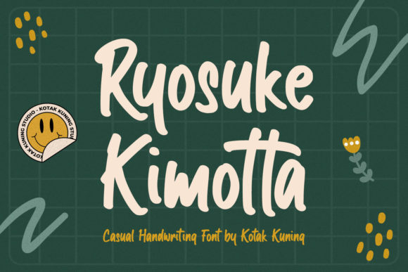 Ryosuke Kimotta: A Vintage Font for Crafters