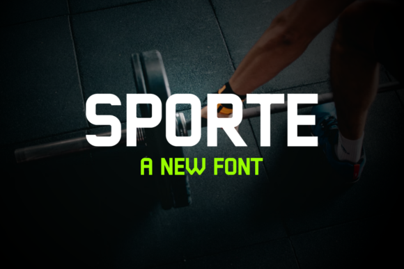 Sporte: A Geometric Display Font for Campaign Impact