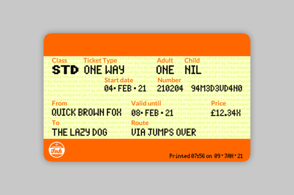 Spotted Rail Ticket: A Cute Display Font for Branding