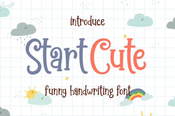 Start Cute: A Playful Display Font for Editorial Charm