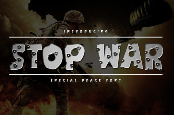 Stop War: A Fresh Display Font for Elegant Web Projects