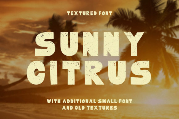 Sunny Citrus Font: A Display Typeface for Bold Campaigns