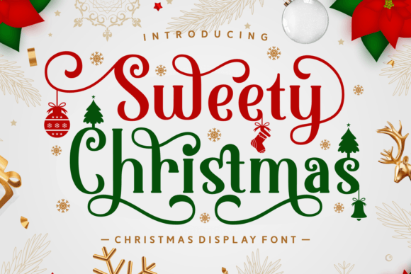 Sweety Christmas: A Cute Handwritten Display Font That Makes Branding Smile