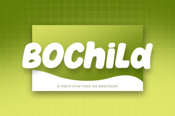 The Bochild Display Font for Modern Web Projects