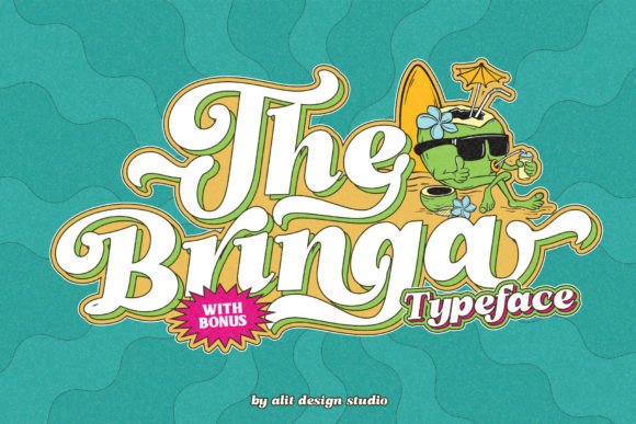 The Bringa Font: A Retro Display Typeface for Modern Brands