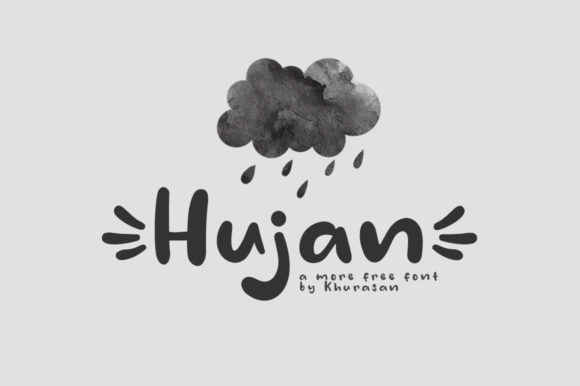 The Hujan Font for Modern Branding Projects
