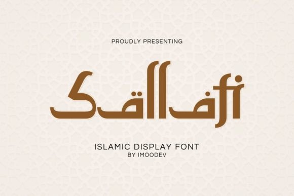 The Sallafi Font: A Stunning Arabic-Inspired Display Typeface
