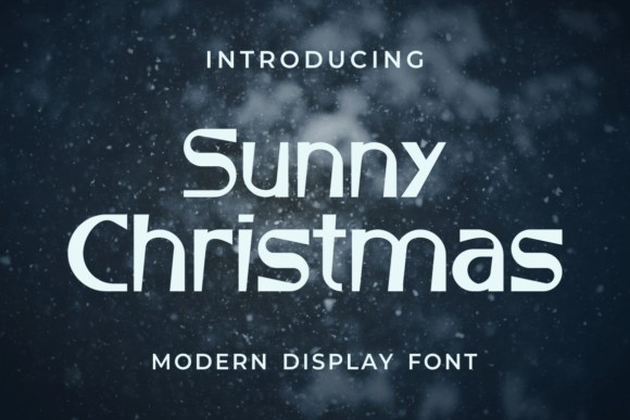 The Sunny Christmas Font for Makers and Creative Shops
