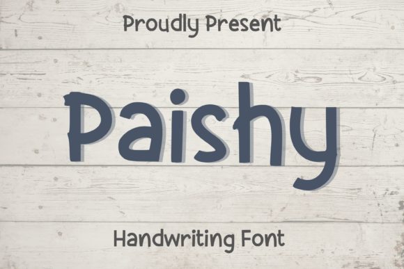 Using Paishy Font for Branding Projects