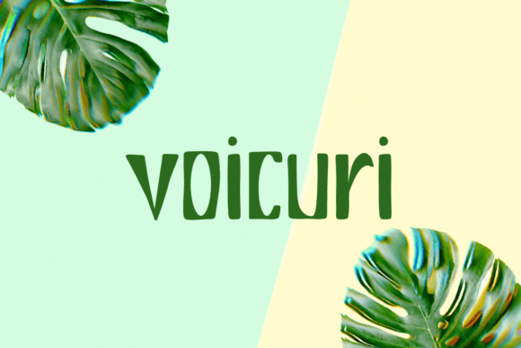 Voicuri: Your Whimsical Font for Creative Projects